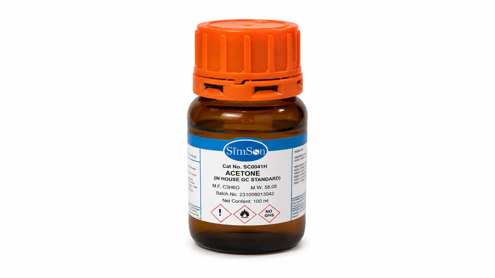 Acetone chemical product
